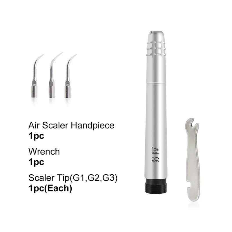 

Dental Ultrasonic Air Scaler With 3 Tips Teeth Cleaning 2/4 Holes Handpiece Dental Teeth Whitening Cleaner Dentist Lab Clinic