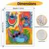 Disney Oil Painting Art Painting Set Stitch Summer Fun Home Wall Decor Handmade Gift