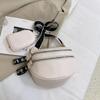 Women Retro Chest Bag Multi Pocket Shoulder Bag PU Leather French Crossbody Bag Vintage Wide Strap Ladies Belt Bag Solid Satchel