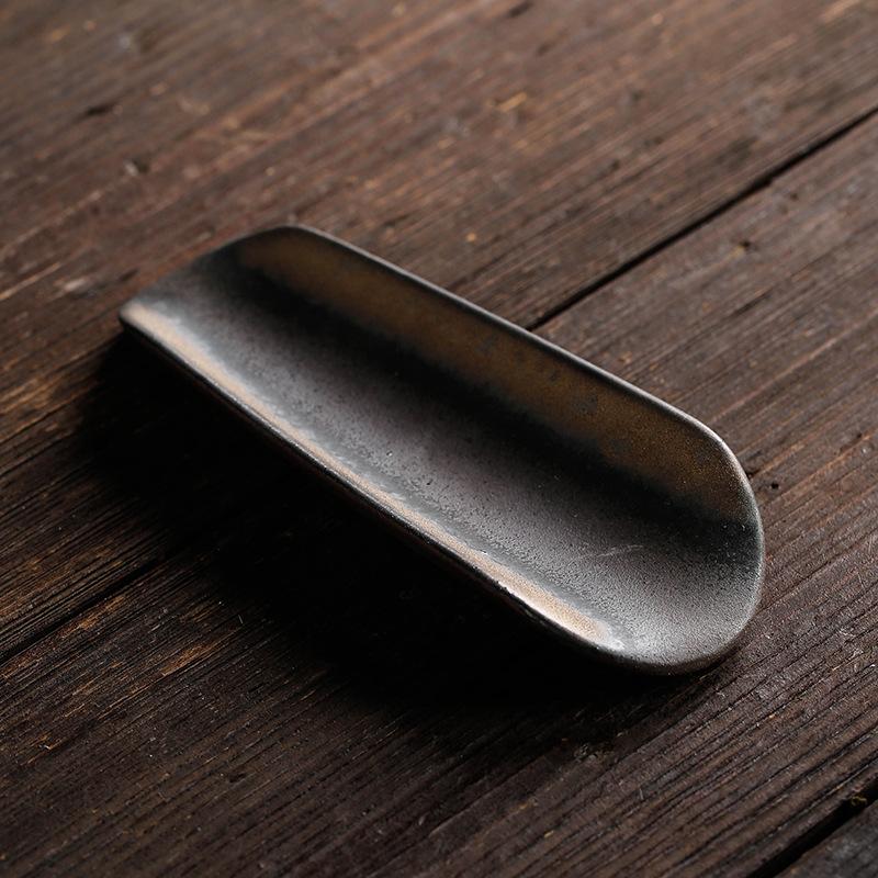 

Керамика Дровяной обжиг Тсп Новый Китайский Ретро Ручная работа Обжиг в печи Железная глазурь Чайный набор для Кунг-фу Аксессуары для чайной церемонии Фарфор