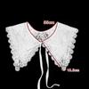 Embroidery Detachable Shirt False Collar Wraps Mini Cape Doll Fake Collar Women Shawl Fake Collar
