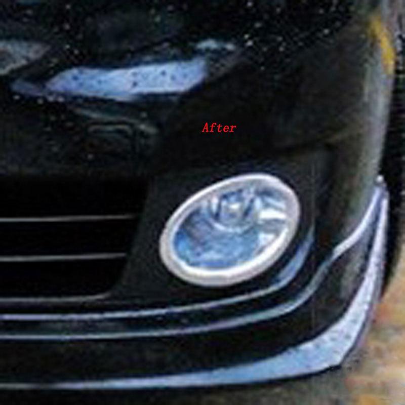 Abs Chrome Front Fog Light Decorative Frame Cover for Nissan Nv200 Evalia 2010 2013 2014 2015 2016 Car Styling Accessories 2Pcs