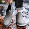 Men's Fashion Short Rain Boots - Waterproof, Non-slip, and Versatile for Outdoor, Kitchen, or Car Wash Use.