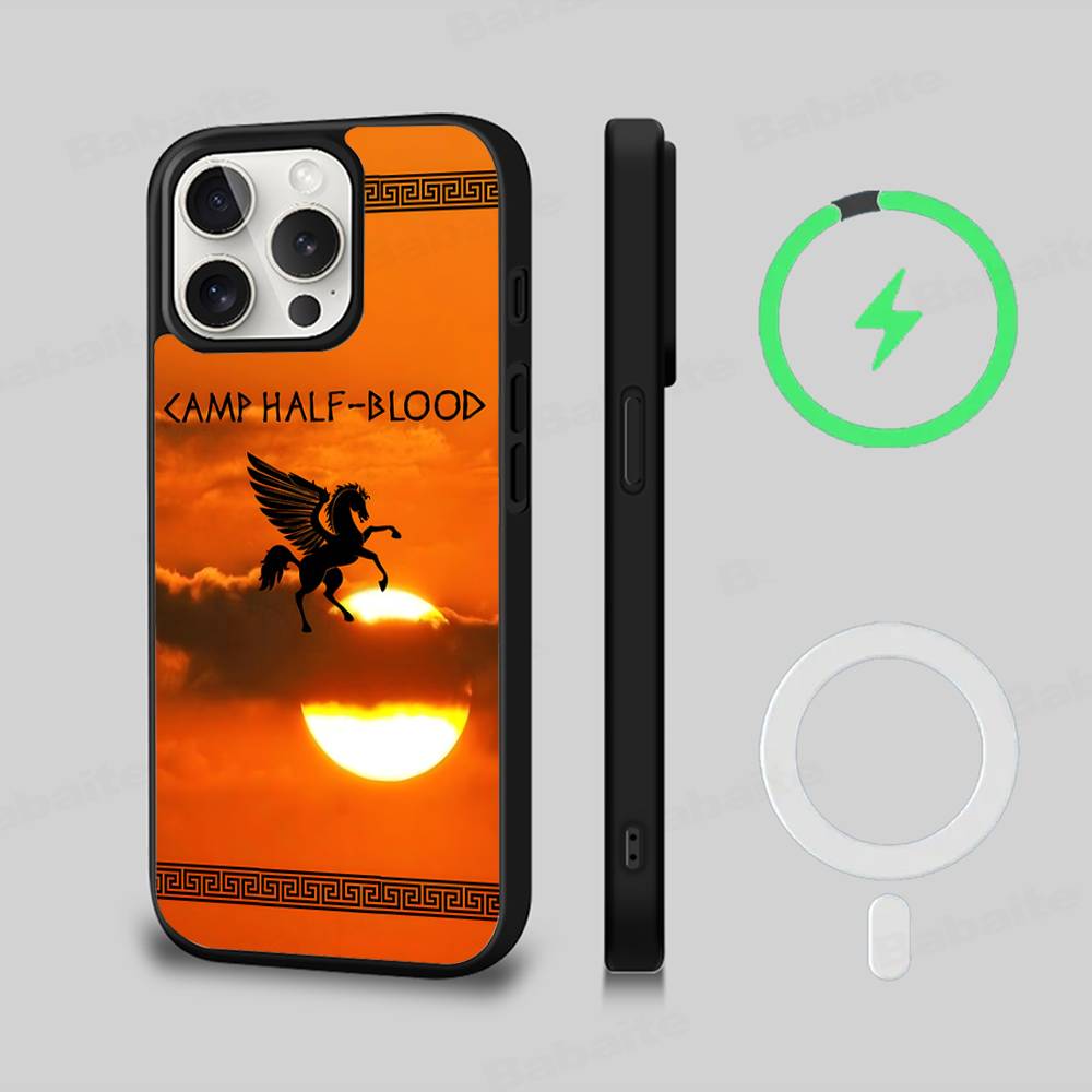 

Camp Half-Blood Phone Case For IPhone 13 14 15 11 12 16 17 Pro Max Plus For Magsafe Magnetic Shell iPhone 16