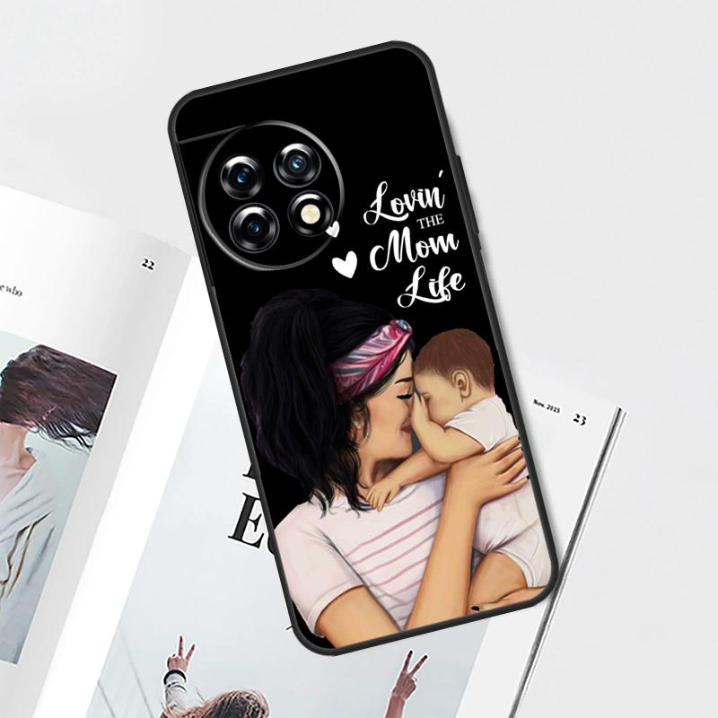 Super Dad Mom Baby Girl Twin Case For OnePlus Nord CE 5 3 4 Lite N20 N30 OnePlus 15 13 12 11 9 10 Pro 13T 13R 10T Cover