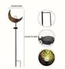 Moon Fairy Water Drop Wrought Iron Floor Light - Outdoor Decorative Landscape Light