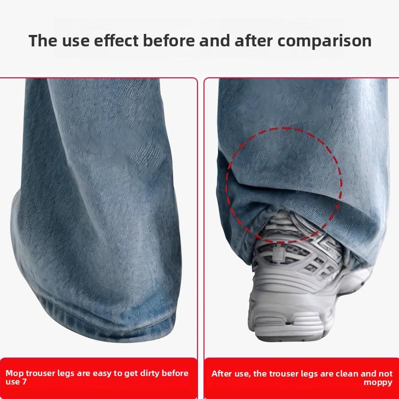 1PCS Trouser Leg Anti-mopping Artifact Invisible Pants Clip Trouser Leg Shortening Artifact Invisible No-seam Pants Anti-mopping Edge Buckle