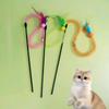 Elastic Net Tube Cat Toy, Hairball and Feather Self-entertainment and Boredom Cat Toys, Pet Supplies