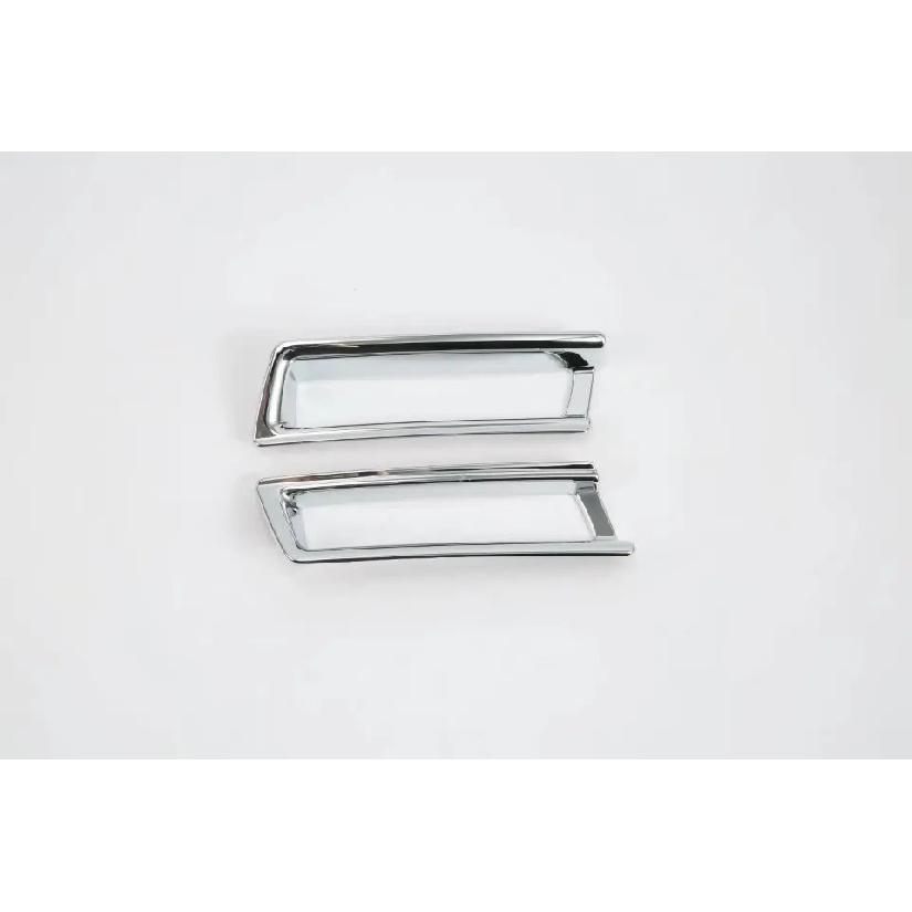 For Nissan Kicks 2017 2018      Detector ABS Chrome Cover Trim Back Tail Rear Fog Light Lamp Frame Eyebrow