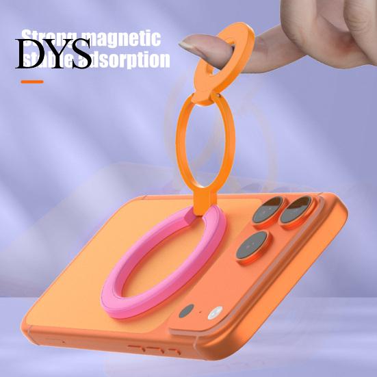Hands Free Viewing Accessory Magnetic Phone Ring Holder for MagSafe, Foldable Metal Dual-Sided Finger Grip with N52 Magnets, Cell IPhone 18-12 Series