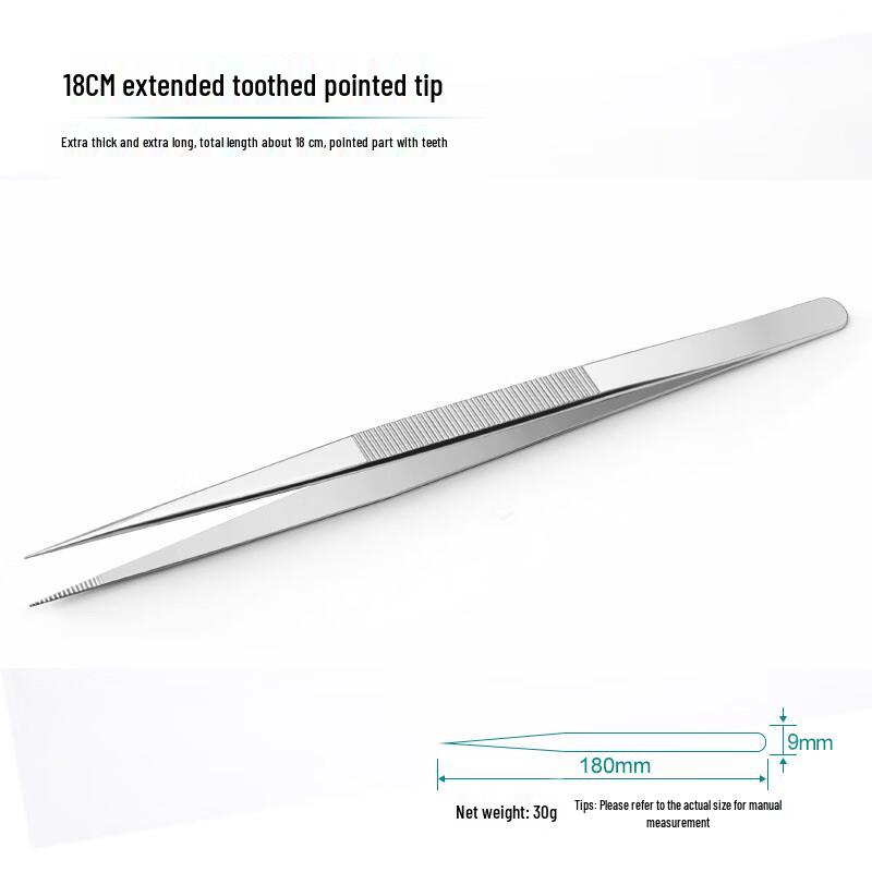 Anlixin Stainless Steel Bent Precision Tweezers