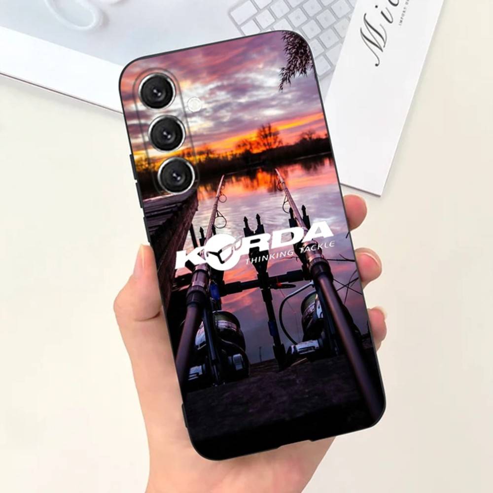 

korda fishing tackle Phone Case Phone Case For Samsung S25,S24,S21,S22,S23,S30,Ultra,S20,Plus,Fe,Lite,Note,10,9,5G Black Cover Samsung S105G