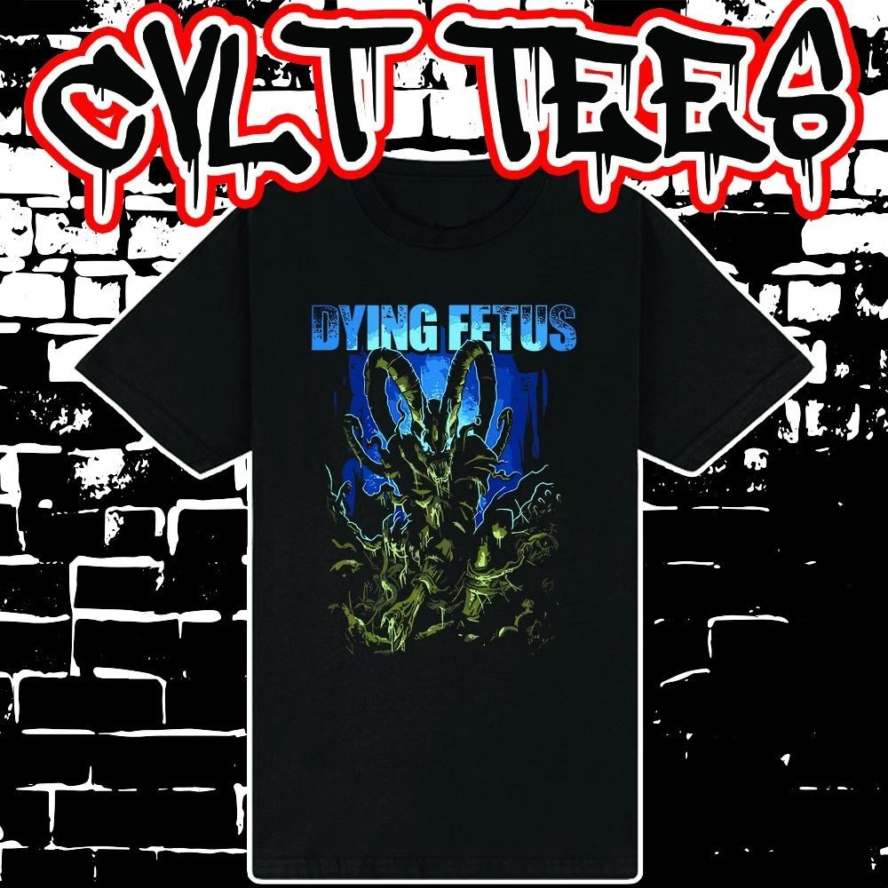 Men s and Women s T-shirts Dying Fetus Band Tee 100% Cotton XS