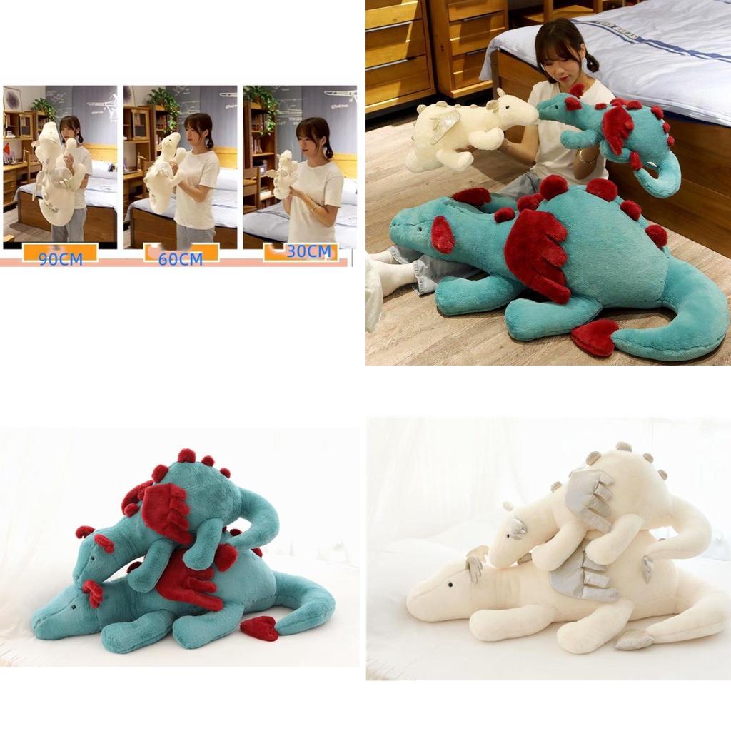 Soft And Comfortable Evil Dragon Plush Toy With Fly Wings For Kids Perfect Xmas Gift