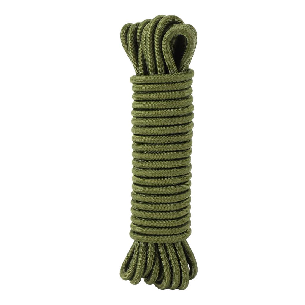2PCS Heavy Duty Bungee Cords Rubber Polyester DIY Elastic Shock Cord for Outdoor Kayak Deck Tarp Camping