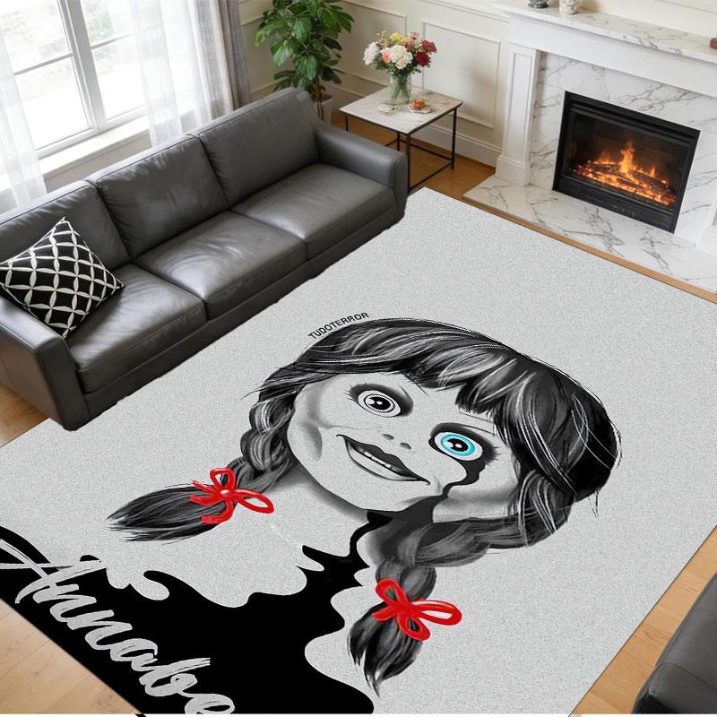 Crystal Velvet Rug Soft Non Slip Indoor Floor Mat Home DecorThe Conjuring Annabelle