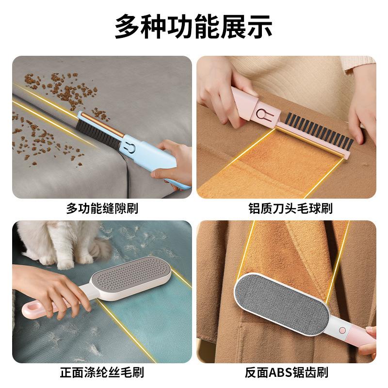 4-in-1  Hair Remover Lint Rollers Brushes Clothes Hairball Remover Brush Dust Sticky Cleaner Fur Zapper Clean Pet Hair Tools