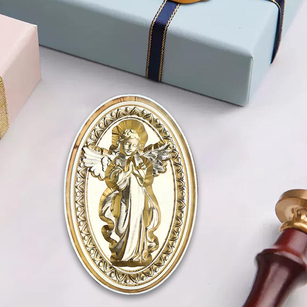 Special-shaped Stamp Copper Head Classic Vintage Wax Sealing Copper Head DIY Manual Account Invitation Envelope for Wedding Card