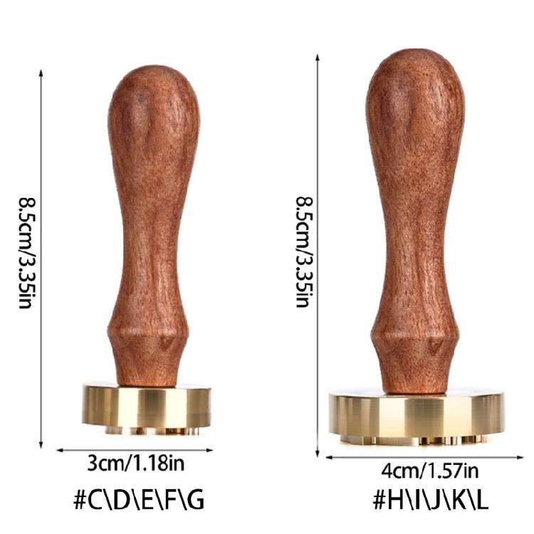 Is pregestempel med trehåndtak Is pregeverktøy for cocktails Sjokolade Desserter Kjøkkendekorasjon