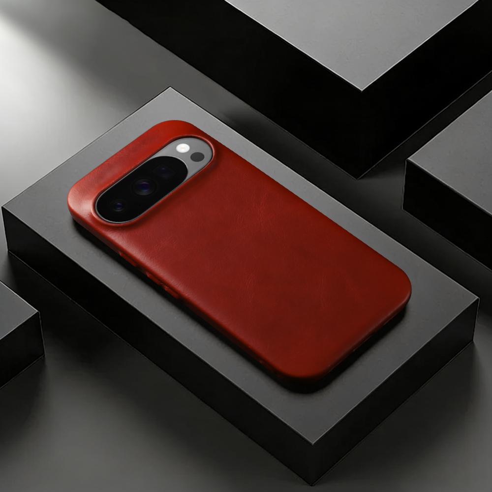 Oil Wax Genuine Leather Phone Case for Google Pixel 10A 10 9 11 Pro XL 9A 8 8A 7 7A 6 Pro Business Back Cover Cases Coque Funda