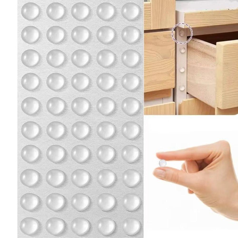New Self Adhesive Damper Buffer Round Clear Door Stopper Silicone Protective Pads