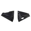 Gloss Black Car Side Window Louver Fit For Skoda Fabia 2015 2016 2017 2018 2019  2020  Car Rear Window Shutter Cover Spoiler