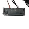 Uhr Auto Voltmeter LED Digitalanzeige PP DC 5-27V Innen 1 pcs Rot 12V