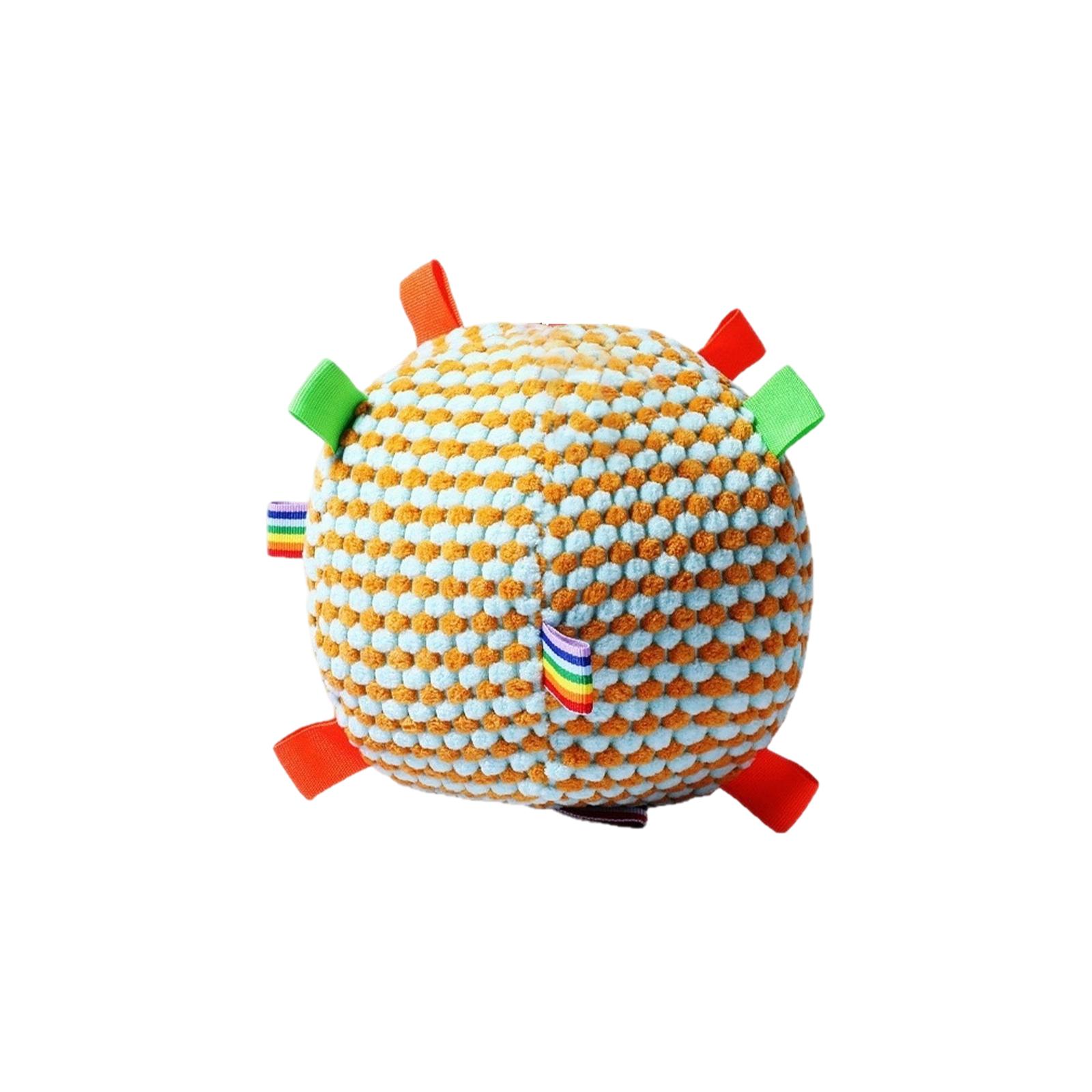 

Велика іграшка-м яч для собак для чищення зубів, Інтерактивна, для самостійних розваг, Плюшева, Екологічно чиста жувальна іграшка для домашніх тварин One Size жовтий