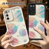 Phone Case: 2D Flat Samsung Galaxy A34 A35 M05 M06 S20 S22 S21 FE Plus 5G Layered Protective Case, Pink Blue  Purple Gradient, Christmas and Halloween