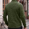 Men's Quarter-Zip Pullover Long Sleeve Stand Collar Sweatshirt Casual Loose Top