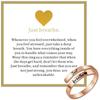 Minimalist Letter Spiral Wrap Inspirational Ring Chic Geometric Personalized Initial Ring