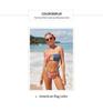 European & American Flag Bikini Set - Push-Up, Split Style Women's Swimsuit