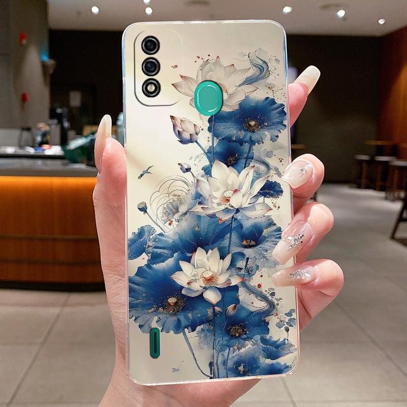 Casing For ITEL A48 Aesthetic Luxury Cute Cool Boys Girls Soft Silicone Phone Case Back Cover For ITEL A48 Transparent TPU Shell