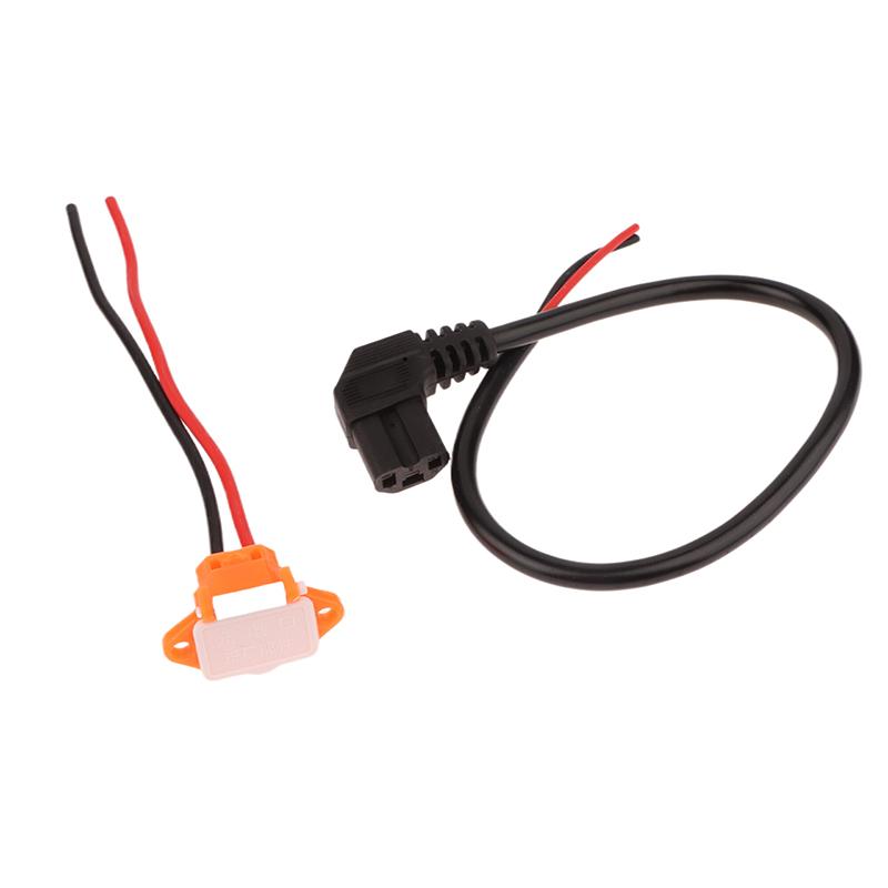 Electric Vehicle Accessories Universal With 12Awg Cable Battery Connector Plug Charging Socket Scooter Bike Parts