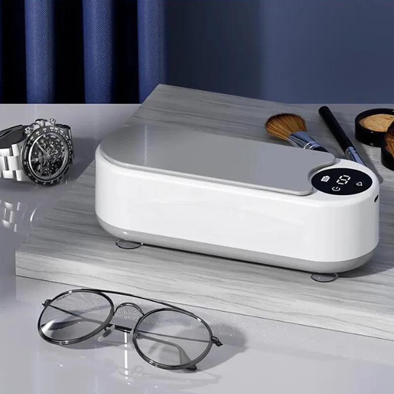 Portable Jewelry Cleaning Machine Jewelry Automatic 360° Deep Cleaning Tool Ultra Portable USB Charging High-Frequency Vibration