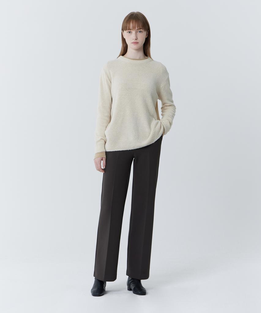 Julliapepe Semi Wide Hidden Banding Slacks (3 Colors)
