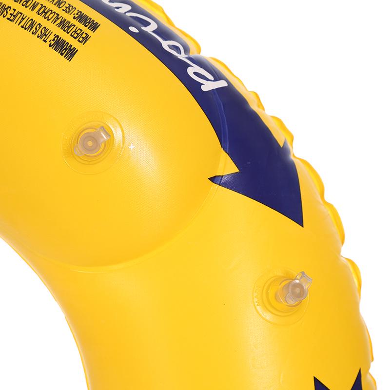 Thickened Adult Swimming Ring with Handles - Double-Layer Inflatable Lifebuoy for Water Activities