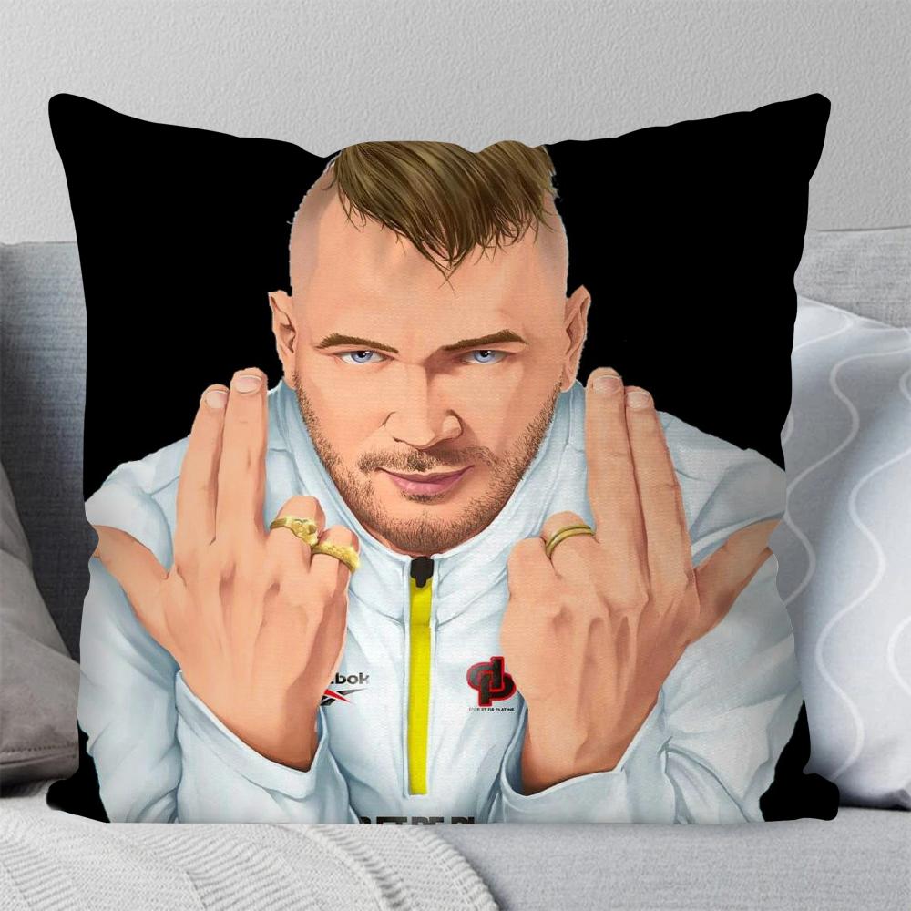 Hot Rapper Jul Mise A Jour Pillow Case Square Pillow Bedroom Sofa Leisure Comfort Cushion Car Living Room Home Decoration 40X40