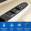 4Pcs Carbon Fiber Interior Door Control Cover Trim For Subaru Forester 2005-08