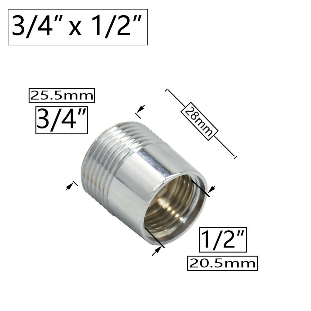 Brass 1/4" 1/2'' 3/4'' 3/8" 1" Male Female Refering Thread Connecter Copper Transition Coupling Adapter Garden Watering Fittings