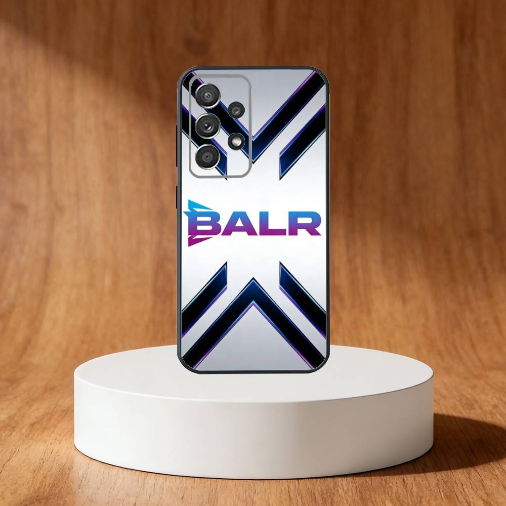 

Brand B-BALR Logo Phone Case For Samsung S25,S24,S21,S22,S23,S30,Ultra,S20,Plus,Fe,Note,10,9,5G Black Cover Samsung S25