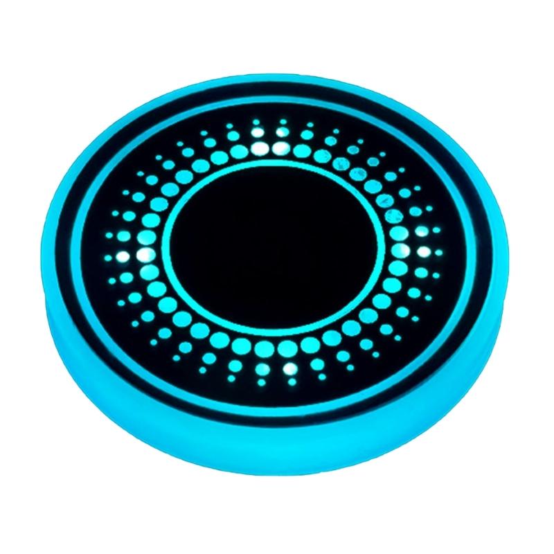 

LED Vehicle Interior Atmosphere Coasters Lights USB Charged with 7 Color Suitable for Personalizing Interior Environment