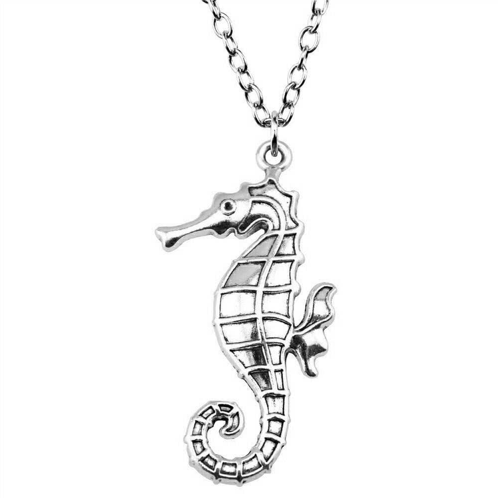 Sea Turtle Pendant Necklace Ocean Beach Nautical Theme Jewelry 45cm or 70cm long chain