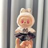 For 17CM Labubu Valentine's Clothes Pendant Labubu Sitting Party Innocent Couple Suit Dolls Accessories Decoration