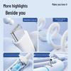 Retractable 3-in-1 Braided Multi-Head Charging Cable for Super Fast Charging