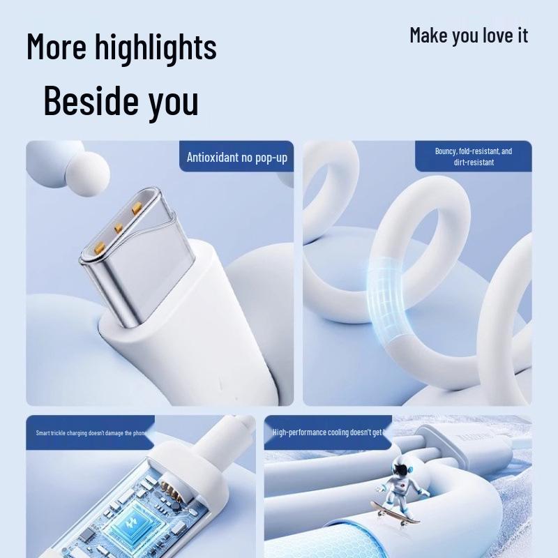 Retractable 3-in-1 Braided Multi-Head Charging Cable for Super Fast Charging