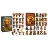 3D Highland Cow Christmas Advent Calendar 2025 with 24 Ornament 24 Days Countdown Calendar Xmas Calendar for Family Holiday Gift