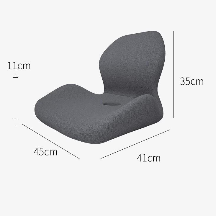 

All-season Breathable Material Scientifically Zoned U-shaped Anti-slip Car Seat Cushion Comfortable Memory Foam Car Seat Cover темно серый
