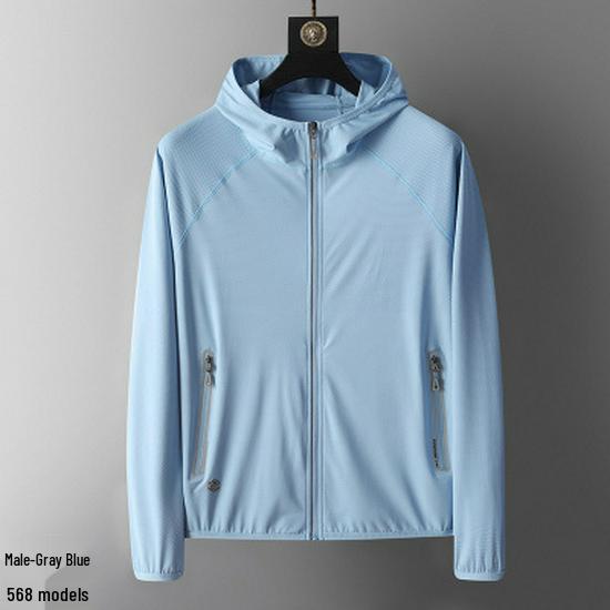 Summer UPF50+ Ice Silk Sun Protection Breathable Windbreaker for Men & Women