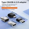 Adaptateur USB 3.0 OTG Type C vers Adaptateur USB TypeC USB C Mâle vers USB Femelle Adaptateur Convertisseur Pour Macbook PC Xiaomi Samsung